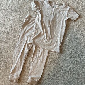 Burt's Bees Cream Kids Pajama Set